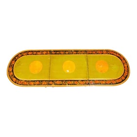 19th Century Painted Continental Surtout De Table