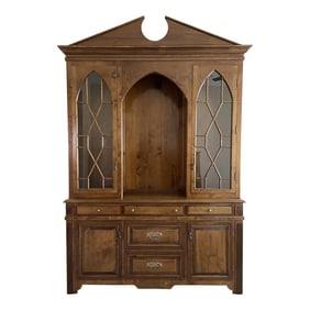 Office Bookcase Custom Made Maple Versatile Storage and Ornament Display