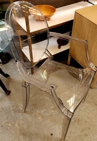 #1 - Iconic Kartell Louis Italian Hi-Design Acrylic Ghost Side Arm Chair - 1 of 2 posted for this