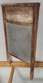 Original laundry tech. Antique washboard "The Dawn" by National Washboard Co. board company