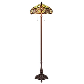 65.5" Stained Glass Floor Lamp