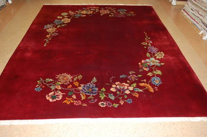 CHINESE NICHOLS RUG 8.8x11