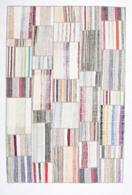 6'9'' x 10'1'' Turkish Flatweave Kilim Rug - 60736