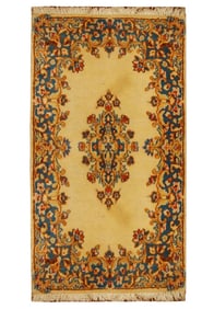 2 x 4 Hand-knotted Persian Kerman Rug #PIX-4972