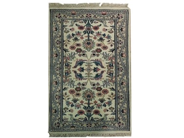 2 x 3.10 Beige Hand-knotted Hunting Design Rug 15698