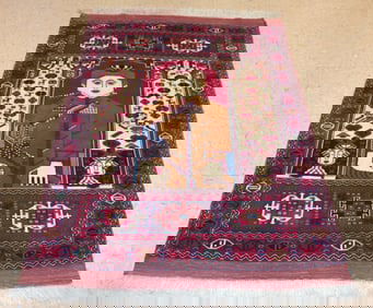 PERSIAN BALOUCHI RUG 3'6" x 4'