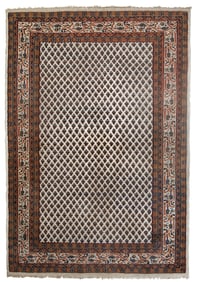 Handmade vintage Indian Seraband rug 4' x 6' (124cm x 185cm) 1980s