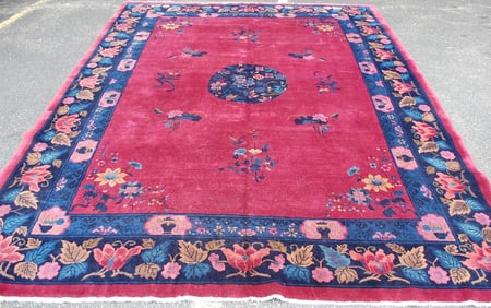CHINESE NICHOLS RUG 9' x 11'6"