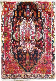 2 x 2 Persian Tribal Small Rug #5212