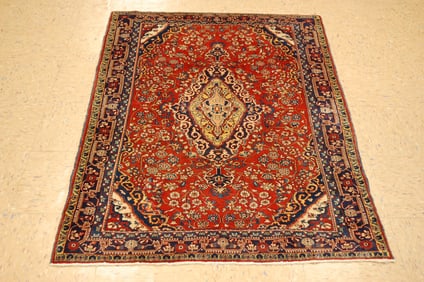 Persian SAROUK RUG 3'5" X 5'1"
