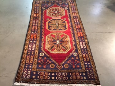 STUNNING AUTHENTIC PERSIAN RUG 4'.0" X8'.1"