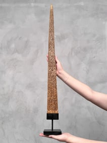 Carved swordfish tusk - Maori Mangapore