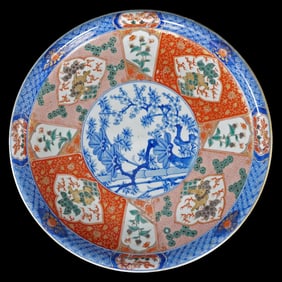 Large 19th C Japanese Imari Charger