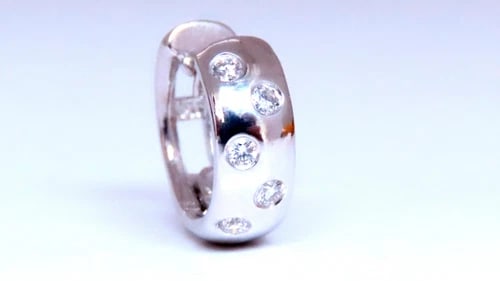 .20ct Natural Diamonds Single Hoop Earrings 45744