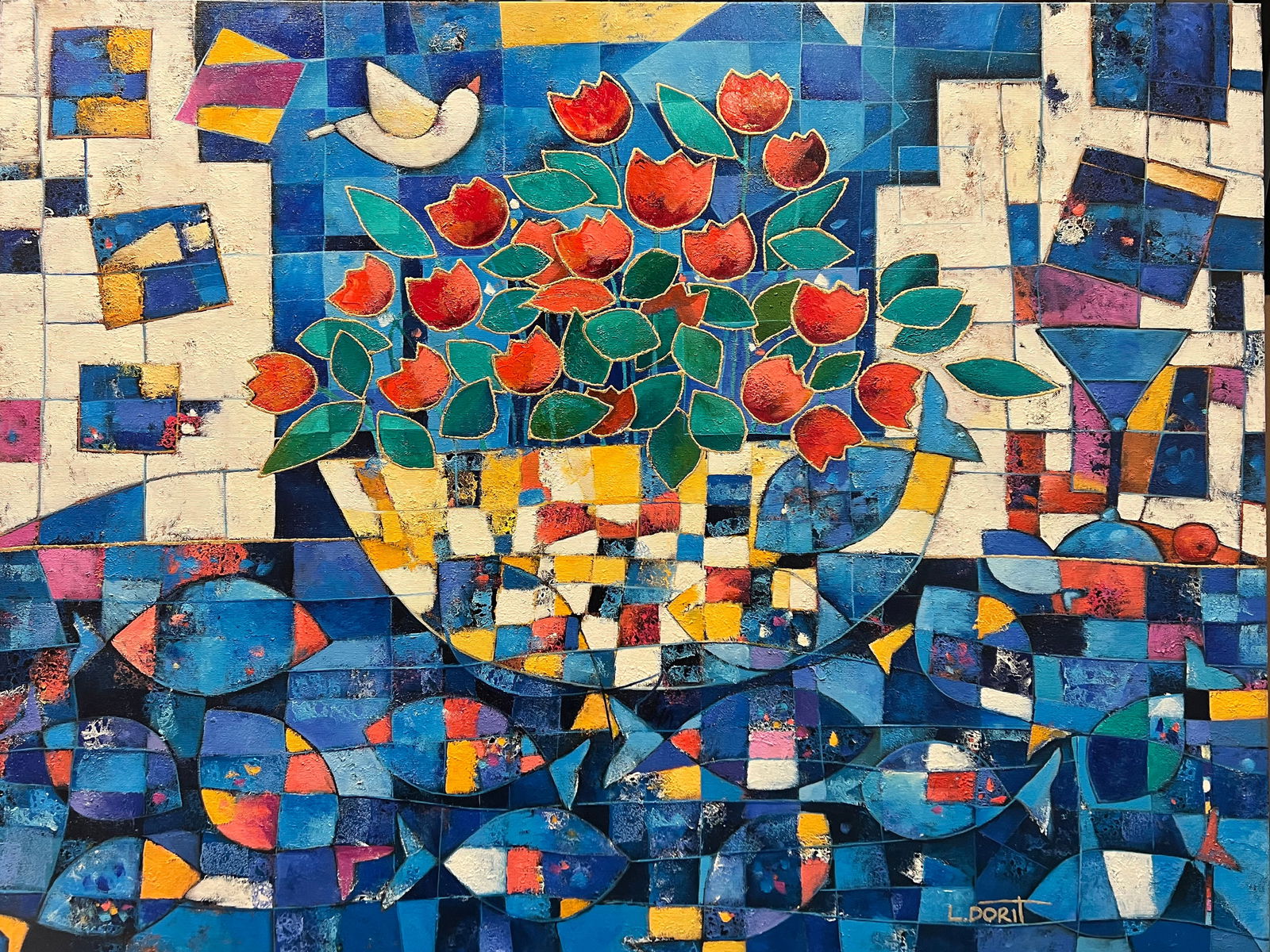 Window to the Mad by Dorit Levi (One of a kind; About the artist: Born in 1952 in Tel Aviv, Israel, (1 of 1)