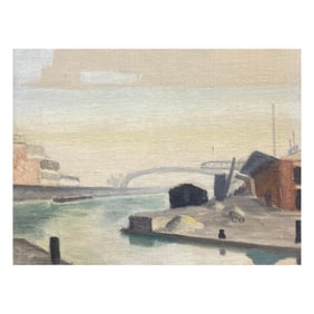 Genevieve Zondervan French Post Impressionist Oil Painting, circa 1960s