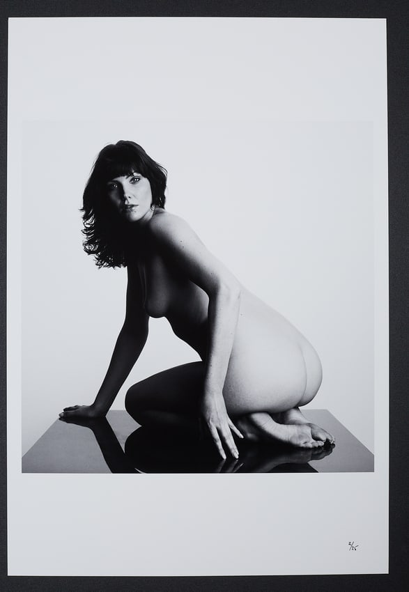 Spiros Politis (1969-) Chloe j III 2/25: Artist: Spiros Politis (1969-)Title: Chloe j III 2/25period: 2009materials: photographysize: 19" x13""Chloe J III" (2009)Figure studyPhotographed in 2009.Printed in 2025.Giclee print on the amazing he