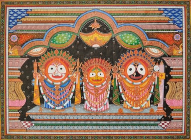 Lord Jagannatha in King's Costume (Raja Vesha)