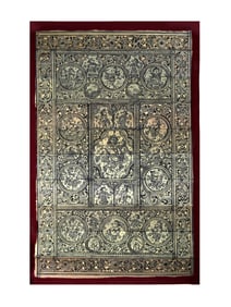 Radha-Krishna at Center with Ten Incarnations of Lord Vishnu (Dashavatara)