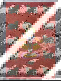 The Divine Presence of Shrinathji  This exquisite Pichwai painting captures the serene and majestic