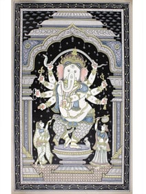 Dancing Ganesha | Paata Painting