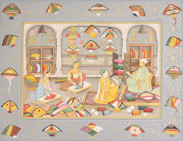 A Courtier Buying Kites