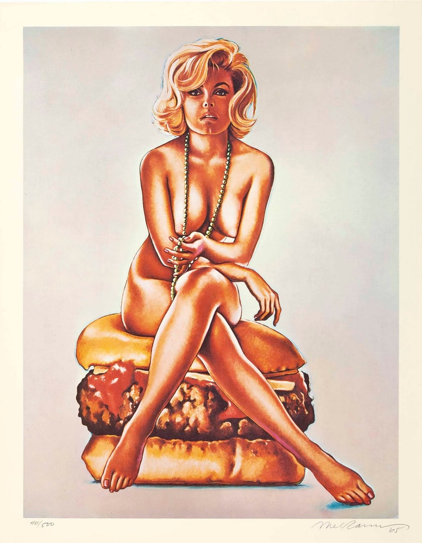 MEL RAMOS VERNABURGER PRINT (1 of 1)