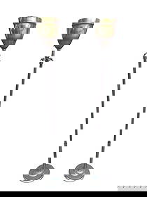 Hollywood Regency Brass Uplight Torchiere Floor Lamp - Pair: Vintage from before 2000 Hollywood Regency Brass Uplight Torchiere Floor Lamp - Pair Exquisite and rare vintage pair or brass torchiere floor lamps made by one of the finest makers of quality lamps St