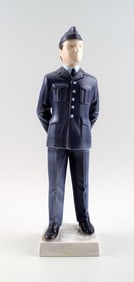 Rare Bing & Grondahl B & G number 2445, Pilot. Measures 29 cm.