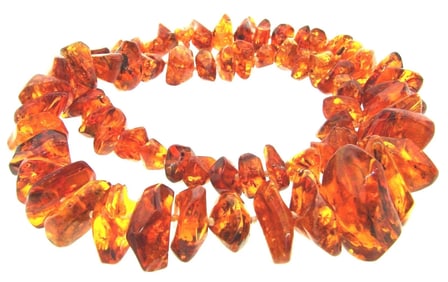 GORGEOUS Latvian Strand of Amber Necklace