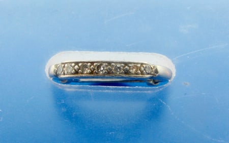 Deco Platinum and Diamond Wedding Band Ring