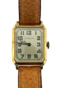 VINTAGE C.1950 LYCEUM WATCH BEIGE STRAP