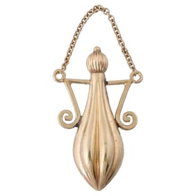 Antique Victorian 14K Gold Perfume Bottle Charm