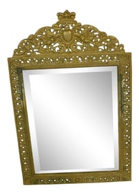 English Style Brass Framed Mirror