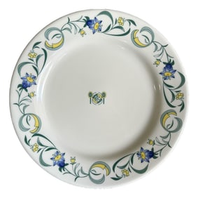 Homer Laughlin Plate With Bath & Tennis Club Crest, Palm Beach