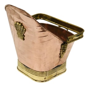 Mid Century Copper and Brass Container