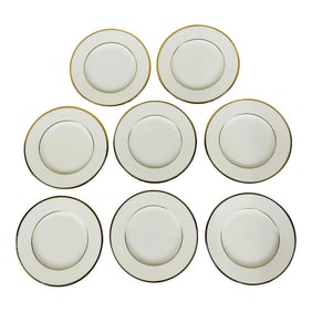 Vintage Lenox Mansfield Dessert Plates - Set of 8