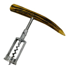 Antique German Antler Mounted Corkscrew