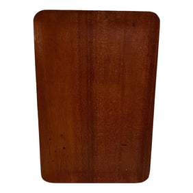 1970s Teak Barware Rectangular Serving Tray