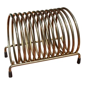 1970s Brass Envelope Holder/Organizer