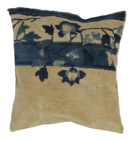 1900s Antique Chinese Rug- 1'6" X 1'6"