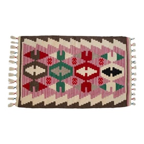 2010s Turkish Rug Hand-Woven Kilim Rug - 2' X 3'2"