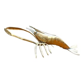 1950s Mid-Century Brass Lobster