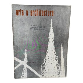 July 1951 Arts & Architecture Magazine John Entenza