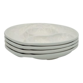 Set of Four Artichoke Plates, u.s.a. Circa 1950