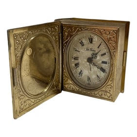 Small Vintage Gold Seth Thomas Clock