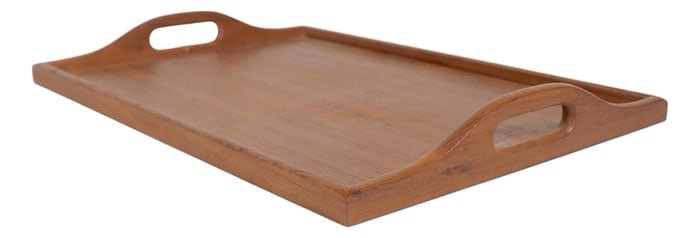Mid Century Danish Modern Style Teak Serving Tray Circa 1950/70’s