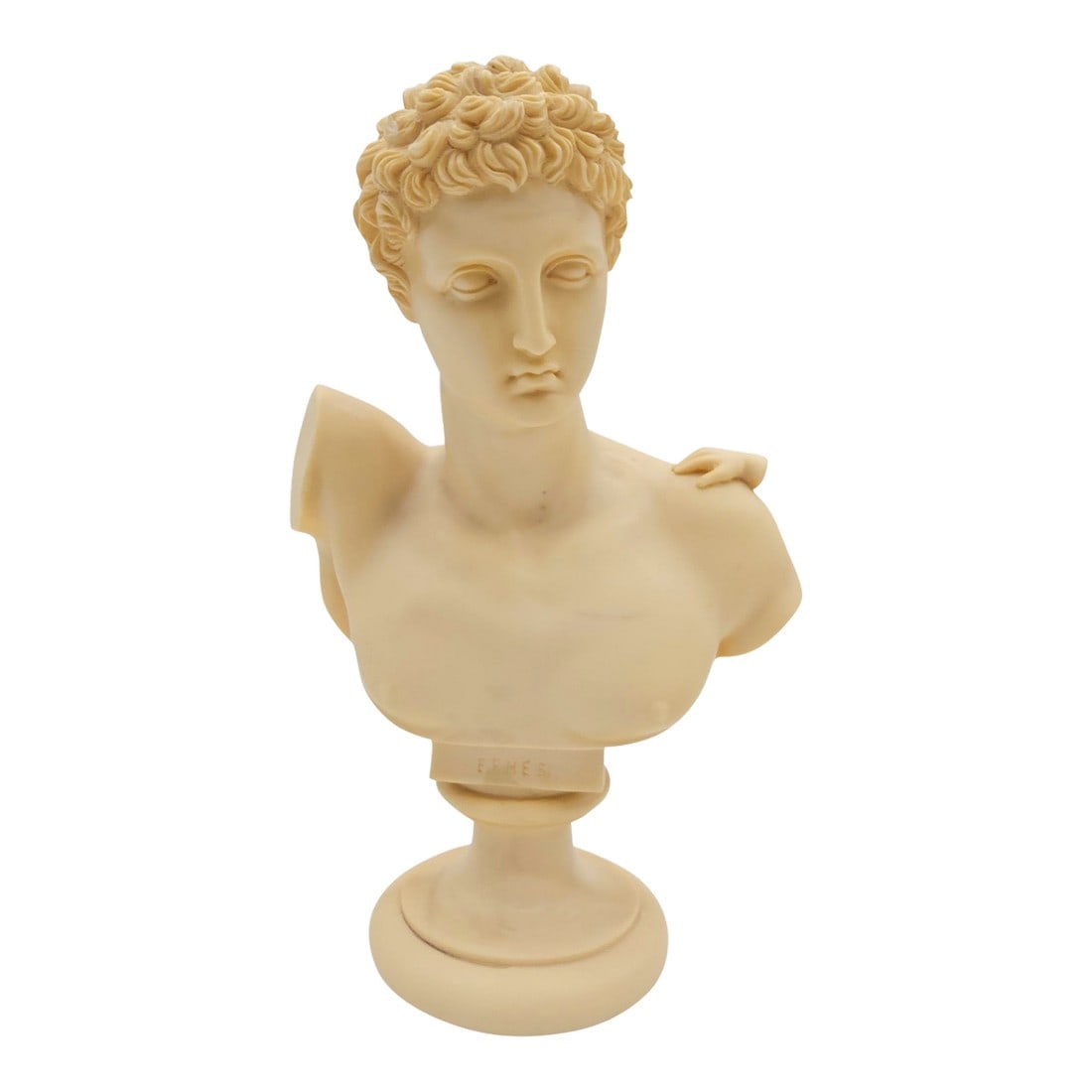 Italian G. Ruggeri Hermes & Dionysos Classical Bust Sculpture â€“ Greek Revival (1 of 9)