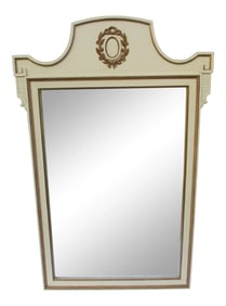 1950s Baker Furniture Off-White Wall Mirror