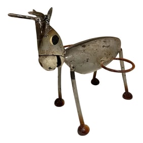 1970s Manuel Felguerez Modernist Gray Donkey Valet Caddy